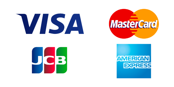 クレジットカード決済(VISA,Master,JCB,AMEX)
